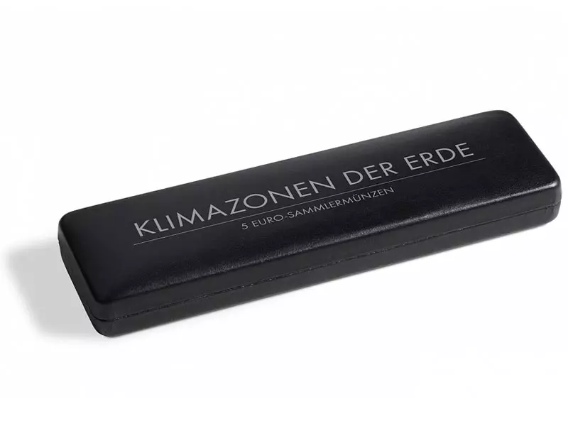 Münzetui für 5 x 5 Euro BRD Klimazonen der Erde 2017