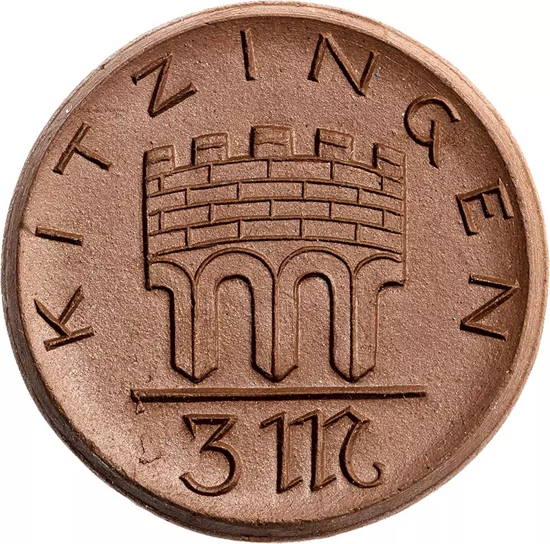 3 Mark Kitzingen Bayern 1921