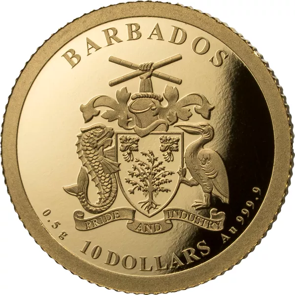 10 Dollars Barbados Classic Gold 20 Jahre Buffalo 2026