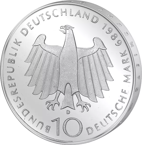 10 DM Münze BRD 2000 Jahre Bonn 1989 Stempelglanz
