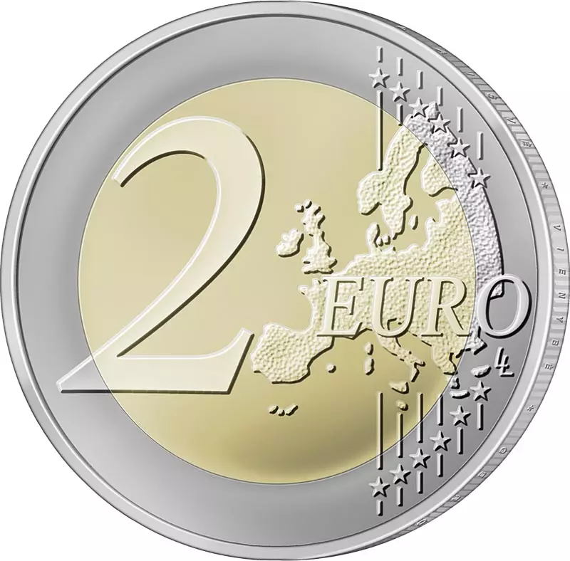 2 Euro Litauen Zusammen mit der Ukraine 2023 2 Euro Litauen Zusammen mit der Ukraine 2023