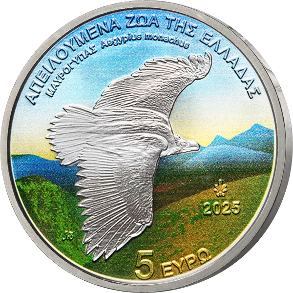 5 Euro Griechenland Mönchsgeier 2025