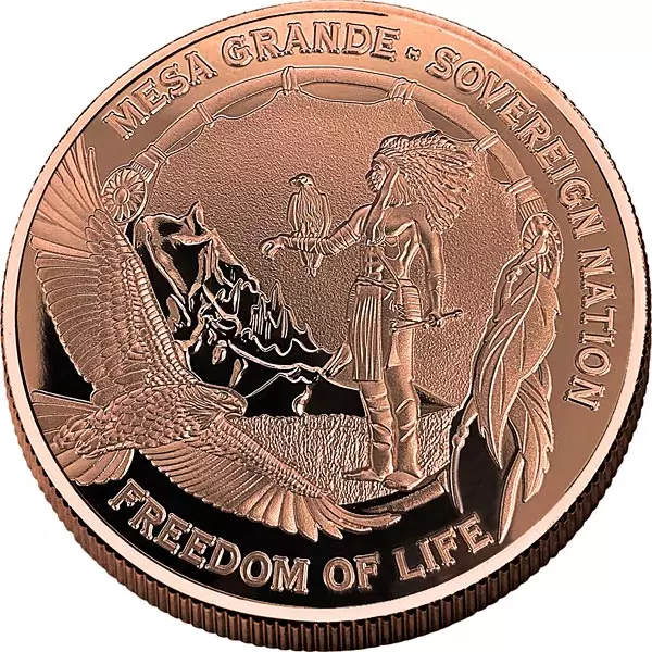 1 Dollar USA Mesa Grande Bison Hunter 2022