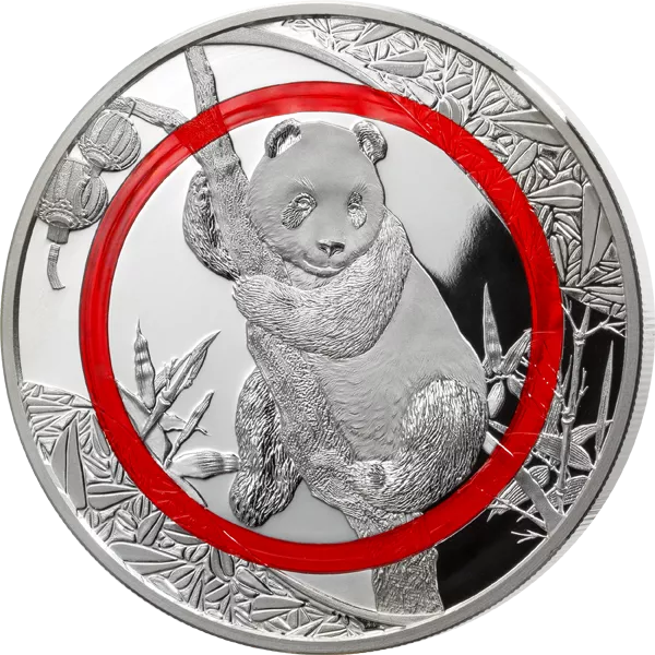 1.000 Shillings Tansania WMF Berlin - Polymer-Ring Panda 2019