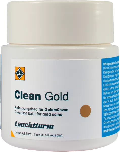Münzreinigungs-Tauchbad für Goldmünzen