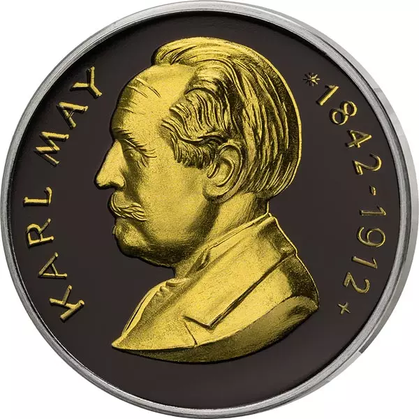 2er Set Medaillen Karl May