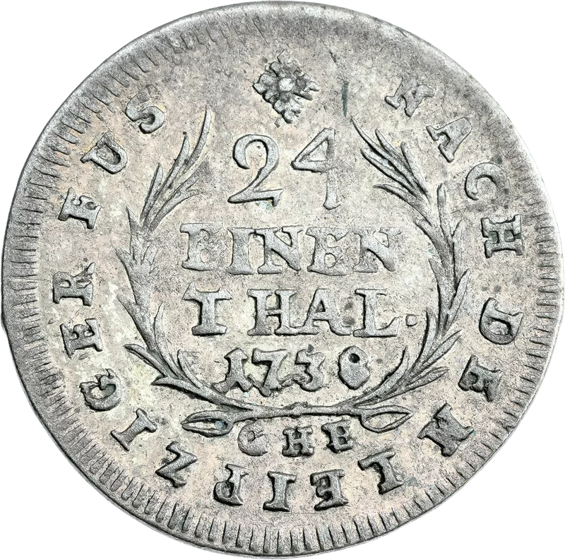 1/24 Taler Reuß Graf Heinrich XI. 1738 und 1739