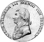 Taler Preußen König Friedrich Wilhelm III. 1800-1803