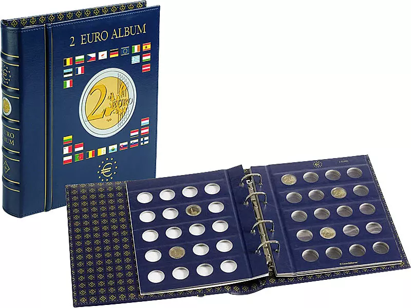 Aufbewahrung für 2-Euro-Münzen Münzalbum