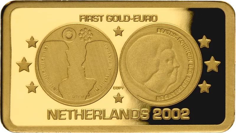 100 Francs Elfenbeinküste History of Gold Euros - Niederlande 2024
