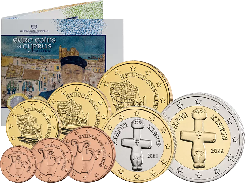 Euro-Kursmünzensatz Zypern Künstler-Serie 2025
