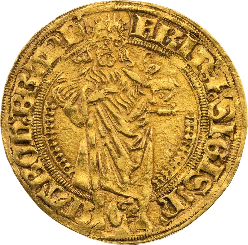 Goldgulden Brandenburg-Franken Marktgrafen Friedrich v. und Sigismund 1486-1495