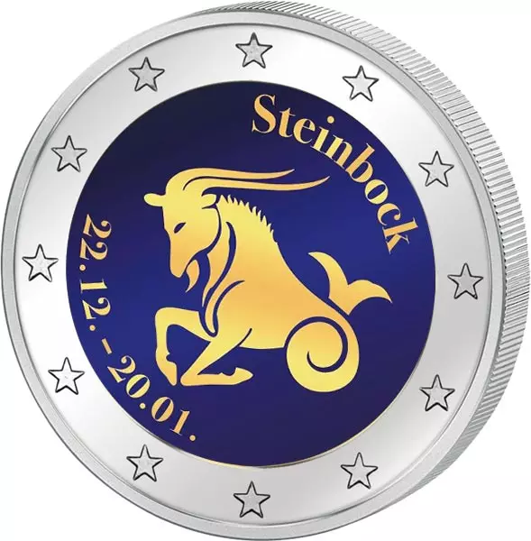 2-Euro-Künstlerausgabe Sternzeichen Steinbock