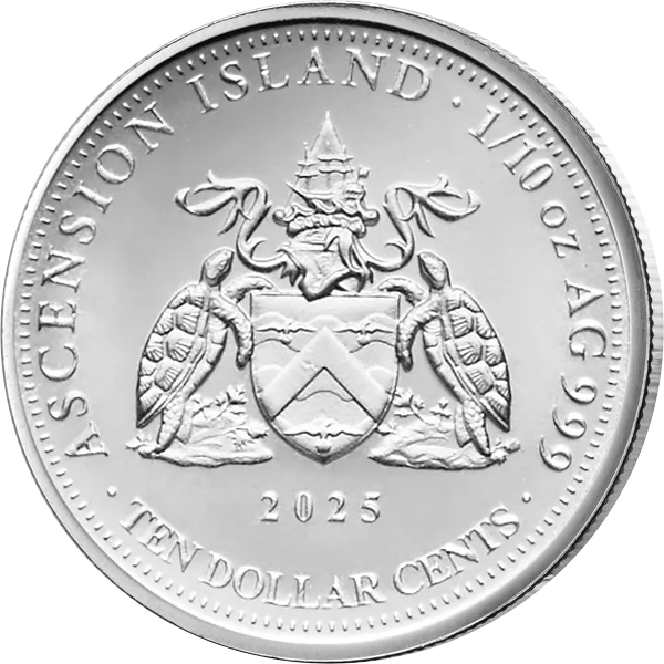 1/10 Unze Silber Ascension Island Schiff 2025