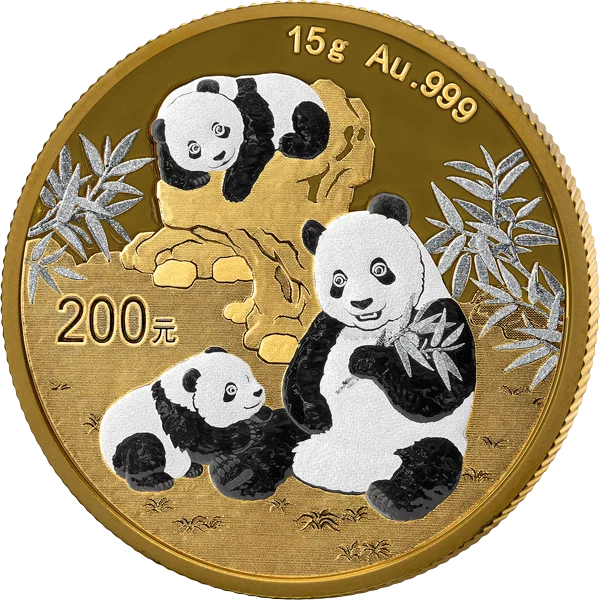 200 Yuan China Panda Triple Platinum Edition 2025