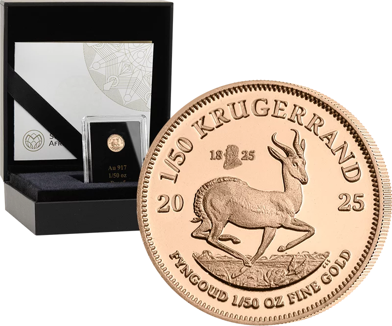 1/50 Unze Gold Südafrika First Strike Krügerrand 2025