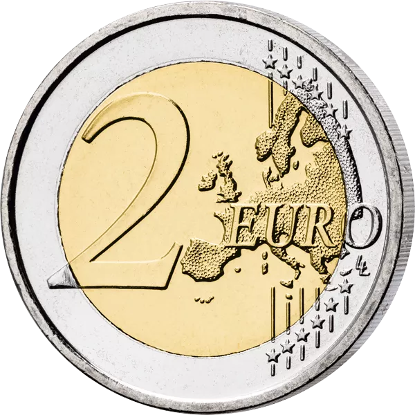 2 Euro Slowenien 150. Geburtstag Ivan Cankar 2026 mit Farb-Applikation