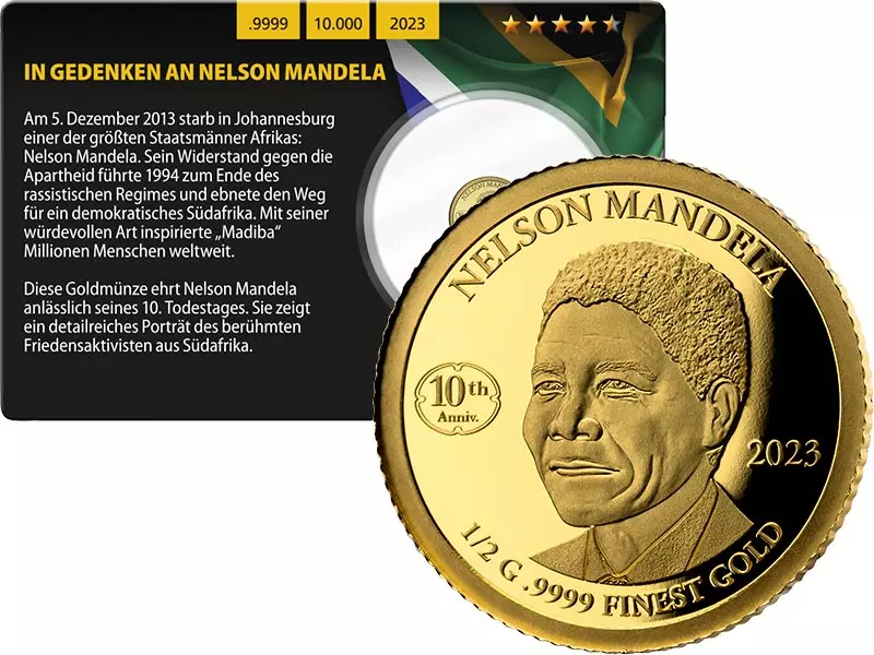 50 Tala Samoa 10. Todestag Nelson Mandela 2023