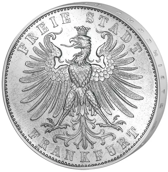 Vereinstaler Frankfurt 1. Deutsches Schützenfest 1862