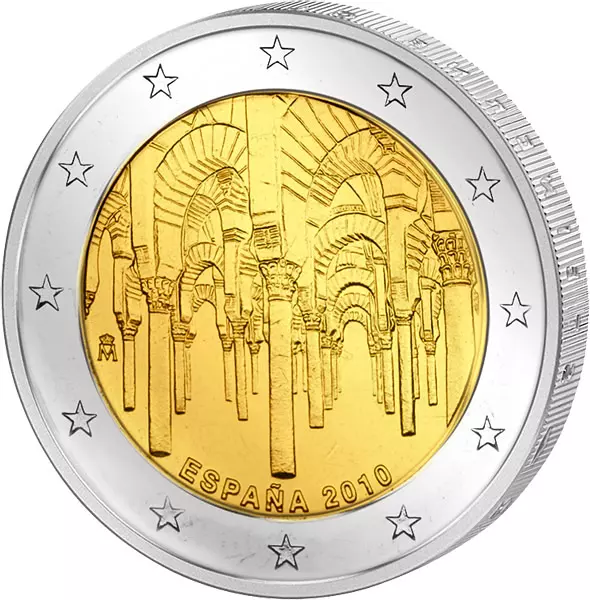 2 Euro Spanien Kathedrale von Córdoba 2010 prägefrisch