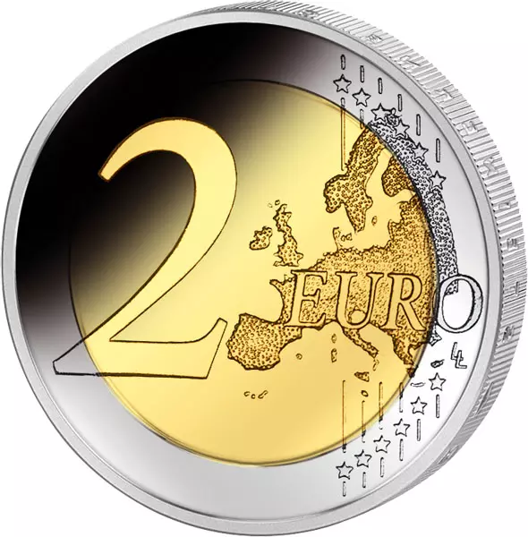 2 Euro Spanien Kathedrale von Córdoba 2010 Polierte Platte