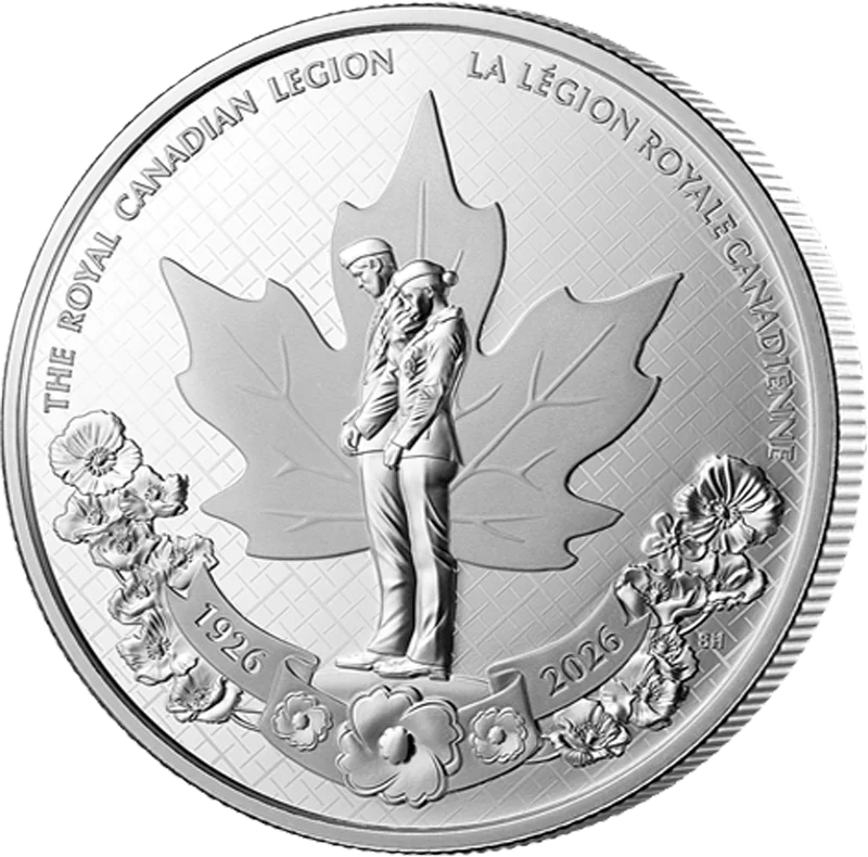 1 Dollar Kanada 100. Jahrestag der Royal Canadian Legion 2026