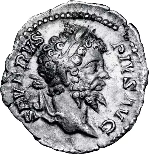 2 x 1 Denar Römische Kaiserreich Kaiser Septimius Severus und Kaiserin Julia Domna