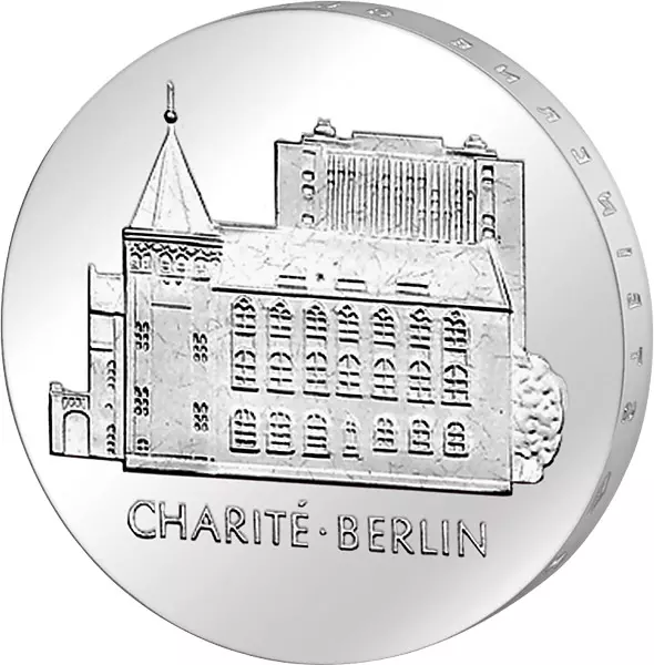 10 Mark DDR Charité Berlin 1986 Stempelglanz