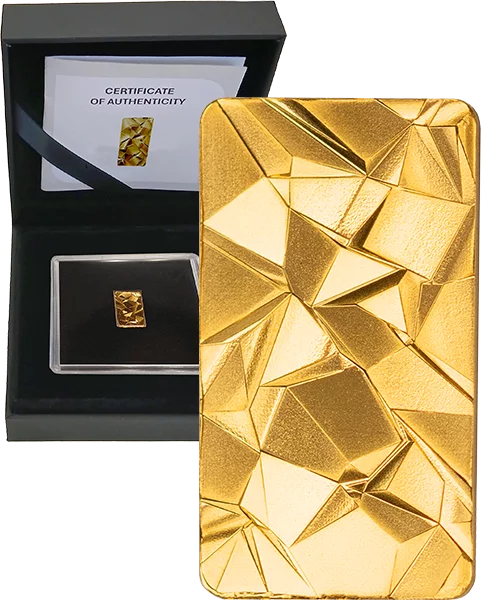 Goldbarren Prism Goldbar