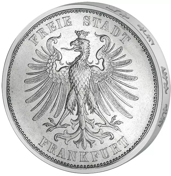 Taler Frankfurt 100. Geburtstag Friedrich Schiller 1859