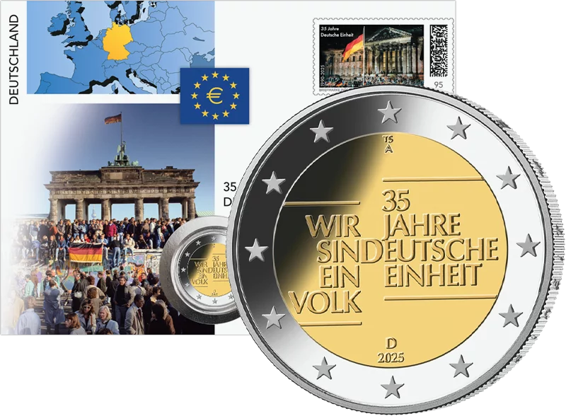 2 Euro Numisbrief BRD 35 Jahre Deutsche Einheit 2025