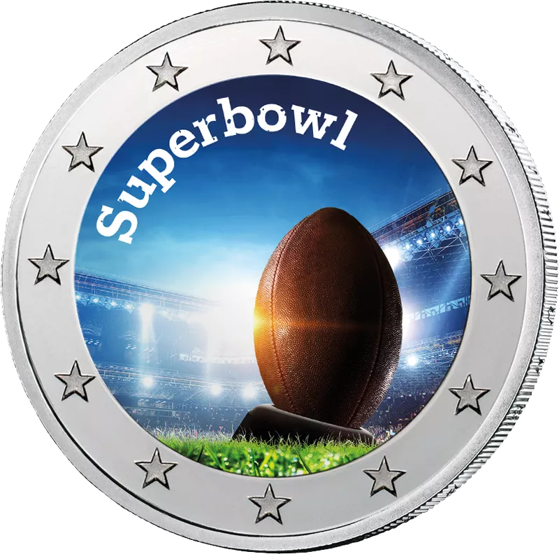 2-Euro-Künstlerausgabe Superbowl
