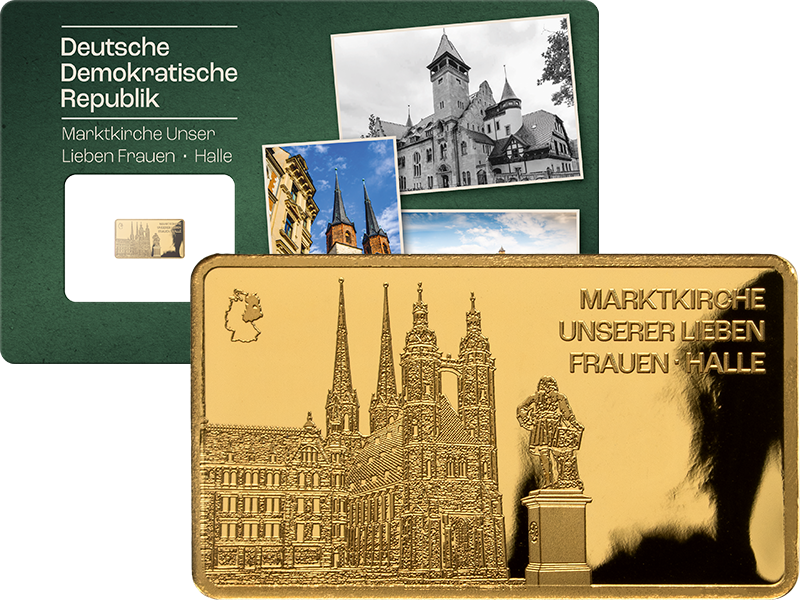 50 Tala Samoa Goldbarren DDR 15 Bezirke - Halle Marktkirche unserer lieben Frauen 2026