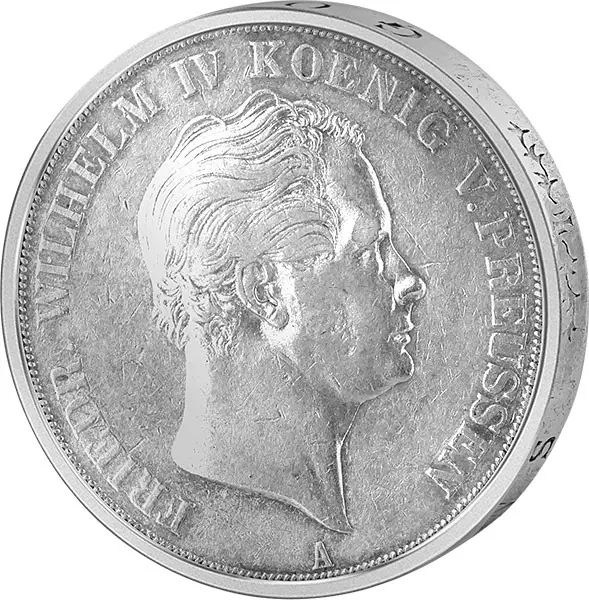 Doppeltaler Preußen König Friedrich Wilhelm IV. 1841-1851