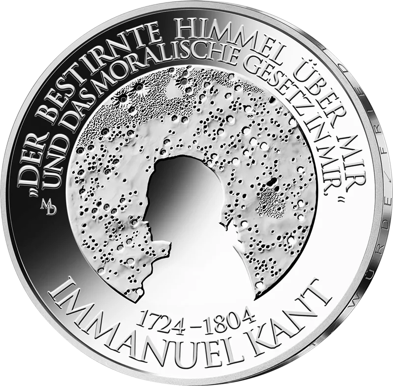 20 Euro BRD 300. Geburtstag Immanuel Kant 2024 - Stempelglanz