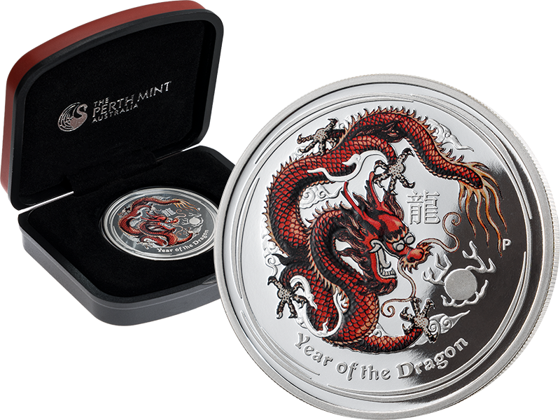 1 Dollar Australien Jahr des Drachen 2012