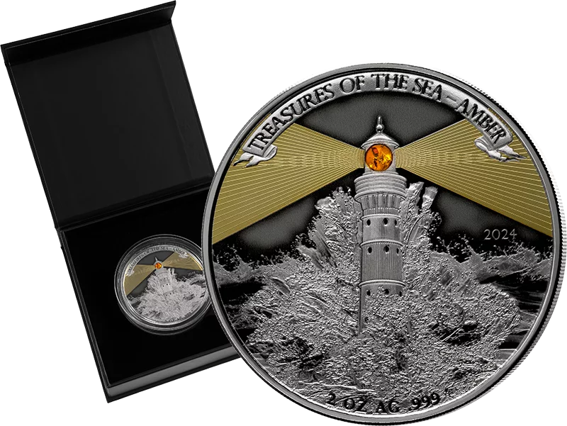 25 Dollars Liberia Treasures of the Sea - Amber 2024
