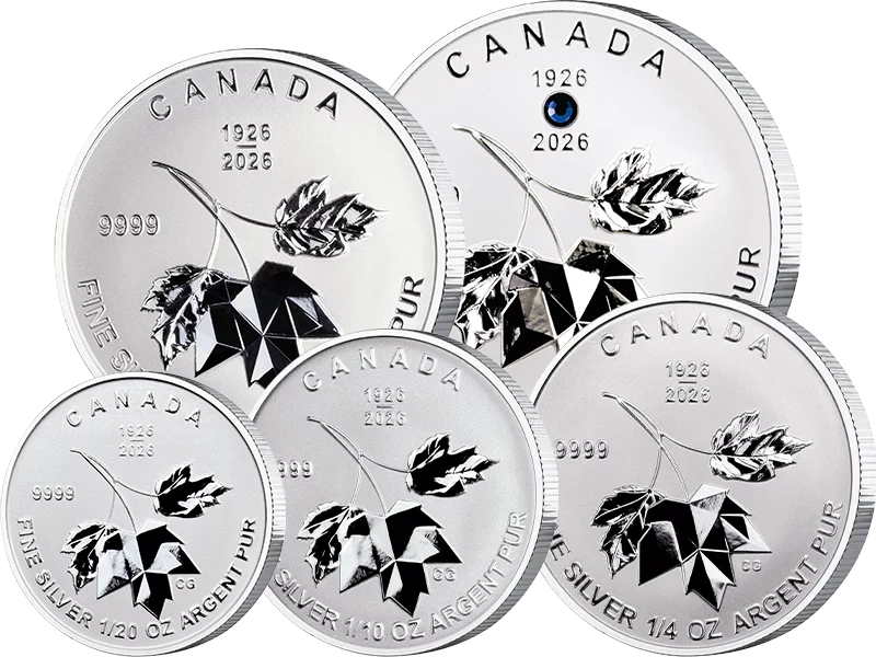 1 - 5 Dollars Kanada Maple Leaf Set 2026