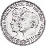 5 Mark Deutsches Kaiserreich Anhalt Silberhochzeit Herzog Friedrich II. 1914 vorzüglich 5 Mark Deutsches Kaiserreich Anhalt Silberhochzeit Herzog Friedrich II. 1914 vorzüglich