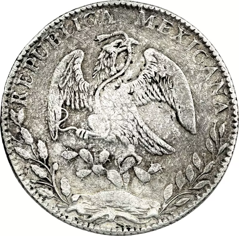 8 Reales Mexiko Republik 1824 - 1897 8 Reales Mexiko Republik 1824 - 1897