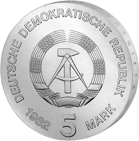 5 Mark DDR Friedrich Fröbel 1982 Stempelglanz