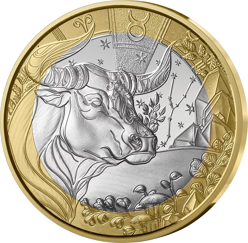 5 Euro Frankreich Sternzeichen - Stier