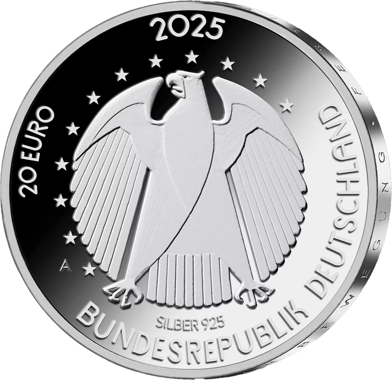 20 Euro BRD Elly Heuss-Knapp - 75 Jahre Müttergenesungswerk 2025 Stempelglanz