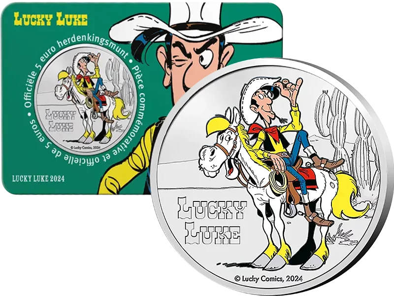5 Euro Belgien Lucky Luke 2024