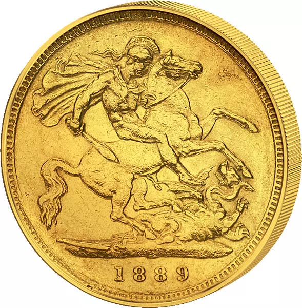 1 Sovereign Großbritannien  Queen Victoria 1887-1893