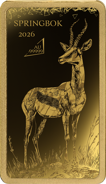 10 Dollar Salomonen Worlds Purest Bullion Springbock 2026