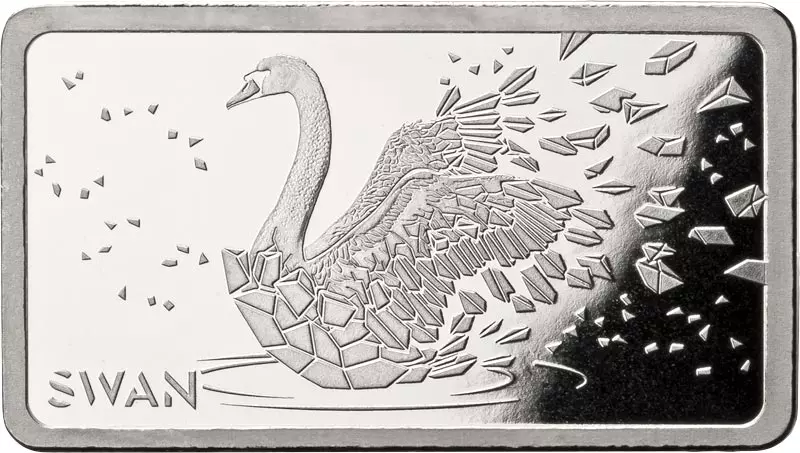 Platinbarren Platinum Legends - Schwan