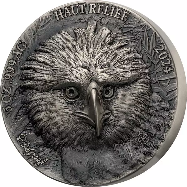 5.000 Francs Elfenbeinküste Big Five Asia - Philippinischer Adler 2024