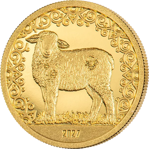 1.000 Togrog Mongolei Year of the Sheep 2027