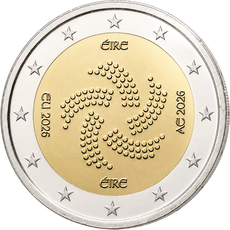 2 Euro Irland EU-Ratspräsidentschaft 2026